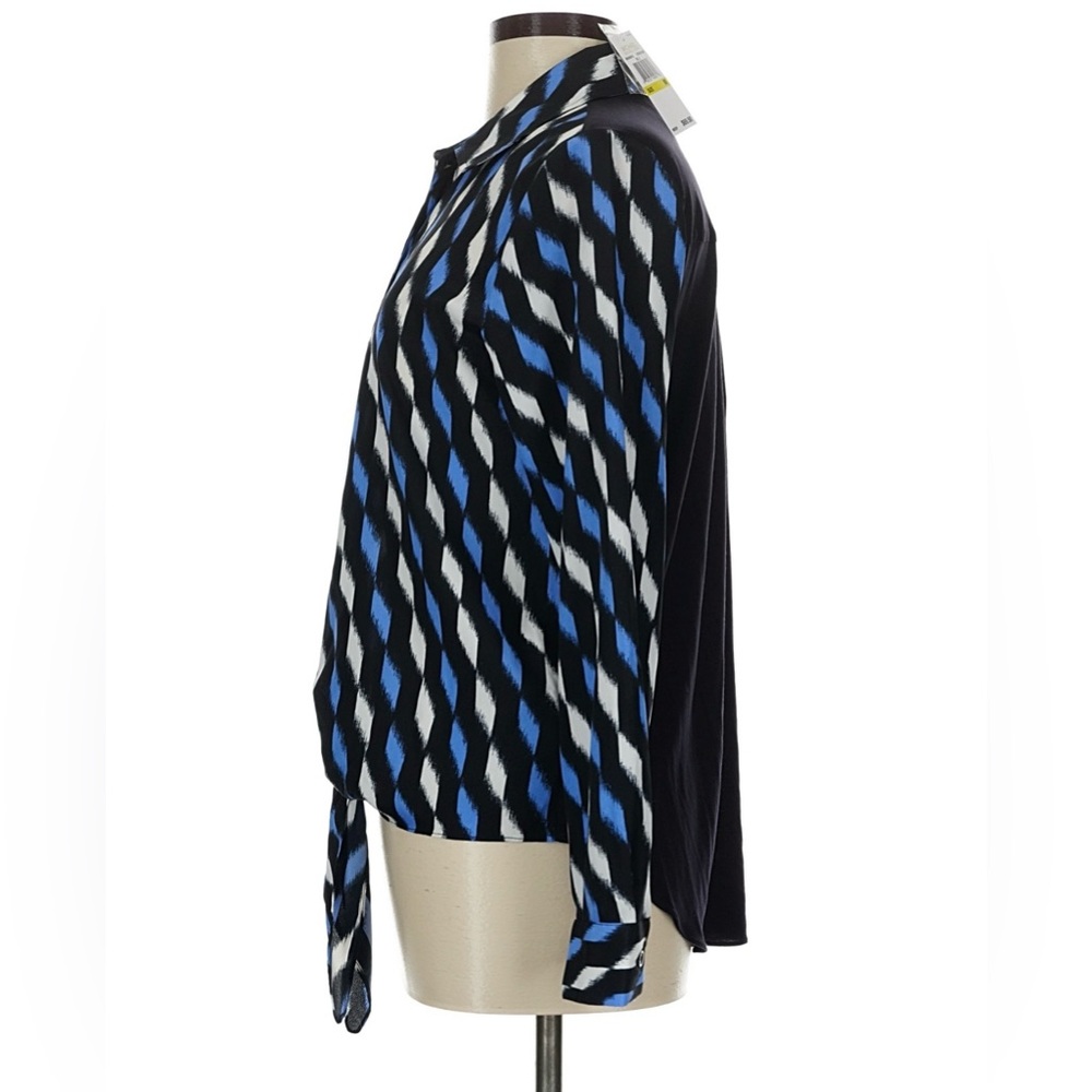 NWT Michael Kors Size M Long sleeve blouse - Picture 3 of 8